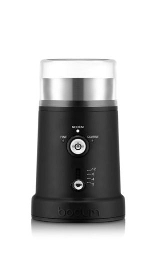 Bodum Bistro Adjustable Electric Coffee Blade Grinder, Black